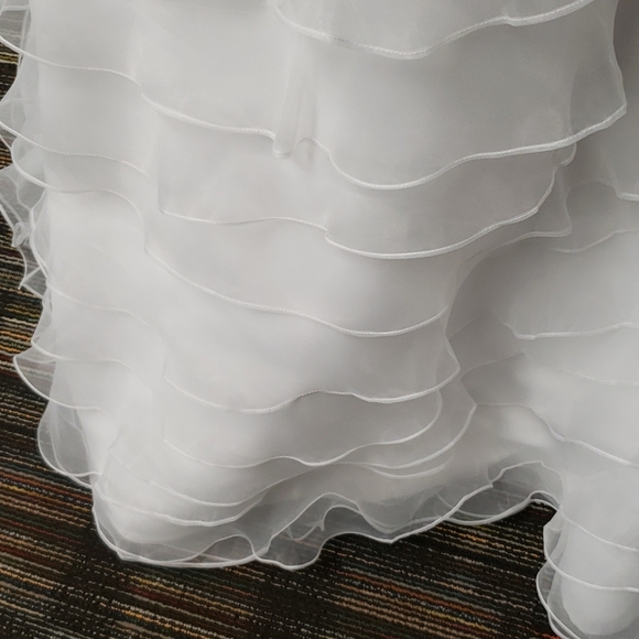 Moonlight wedding, V- neck, open back, size 14, - Picture 5 of 15